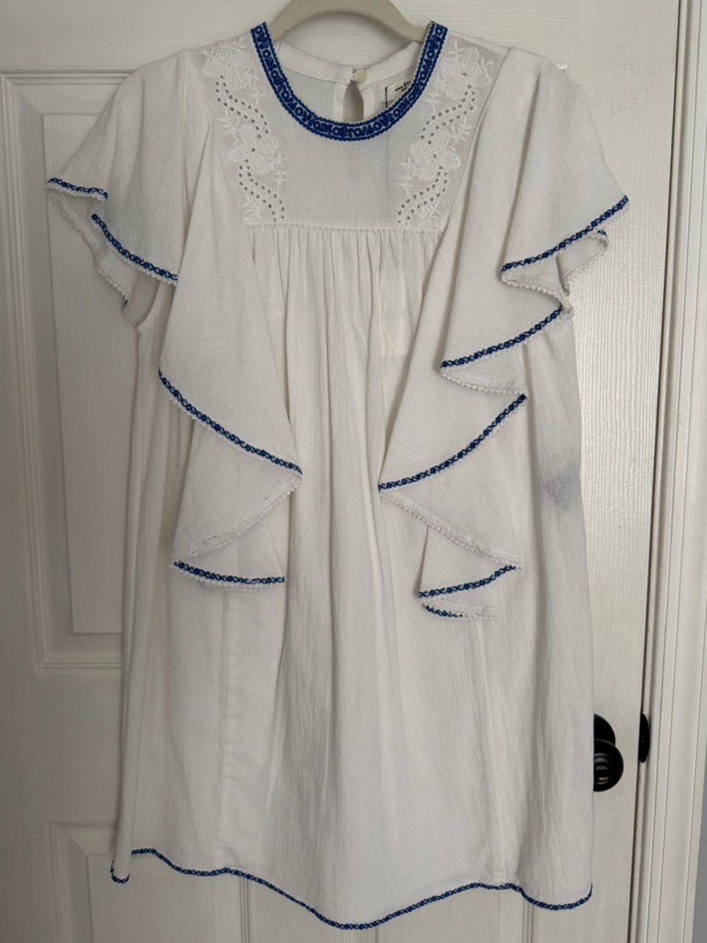 ISABEL MARANT ÉTOILE Reyes ruffled embroidered cotton dress